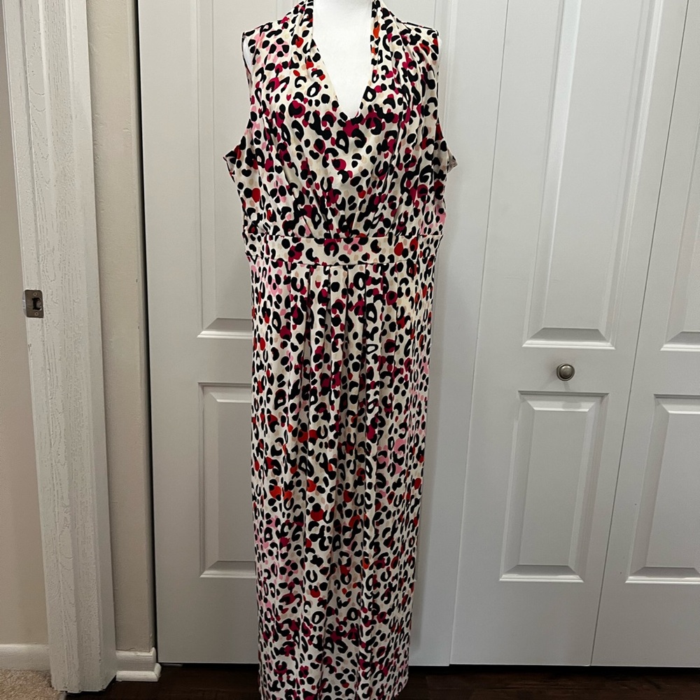 Stylish Leopard Print Maxi Dress